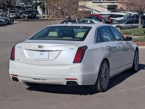 Crystal White Tri-Coat 2018 Cadillac CT6 3.6L Platinum