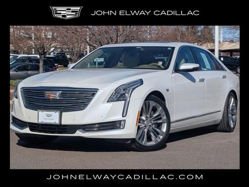 Crystal White Tri-Coat 2018 Cadillac CT6 3.6L Platinum