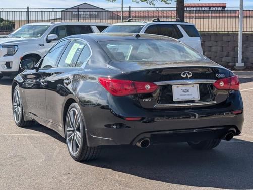 Black Obsidian 2015 INFINITI Q50 Sport