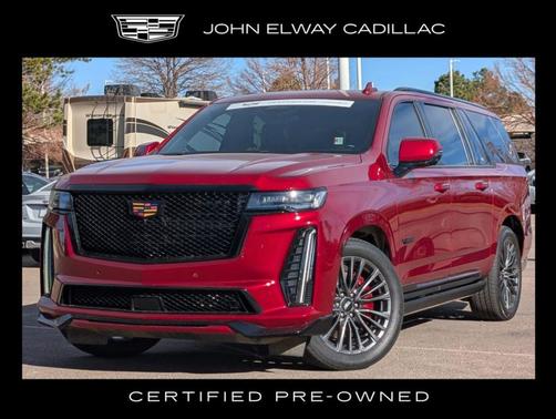 Radiant Red 2023 Cadillac Escalade ESV V-Series