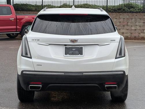 Crystal White Tri-Coat 2023 Cadillac XT5 Sport
