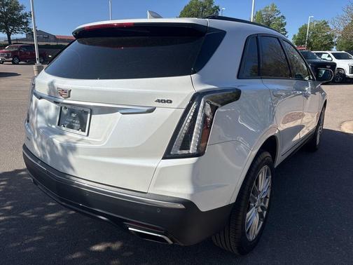 Crystal White Tri-Coat 2023 Cadillac XT5 Sport