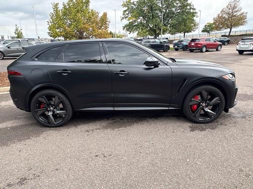 Santorini Black 2024 Jaguar F-PACE SVR