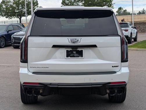 Crystal White Tri-Coat 2025 Cadillac Escalade V-Series