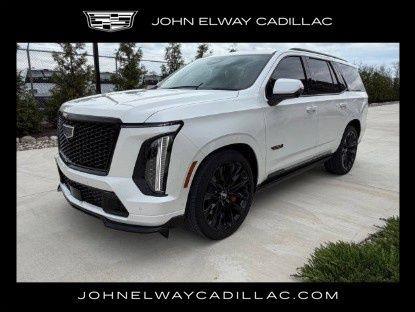 Crystal White Tri-Coat 2025 Cadillac Escalade V-Series