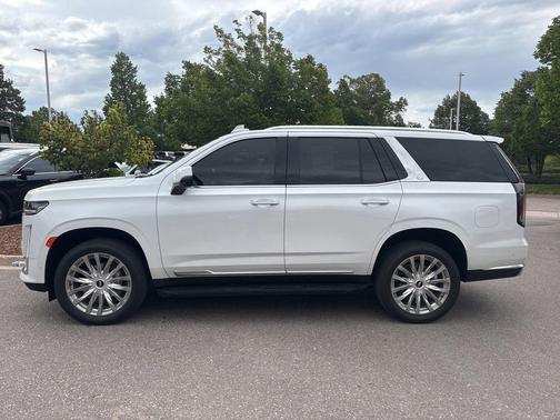 Crystal White Tri-Coat 2022 Cadillac Escalade Premium Luxury
