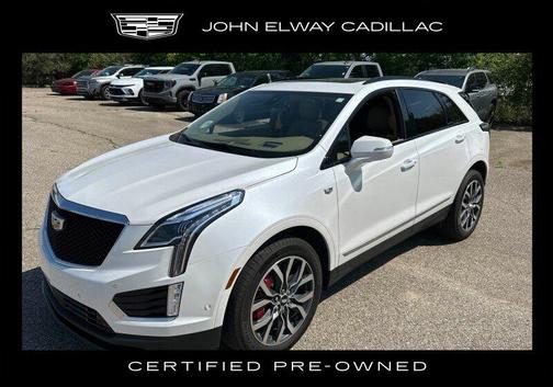 Crystal White Tri-Coat 2023 Cadillac XT5 Sport