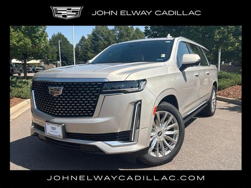 Sandstone Metallic 2021 Cadillac Escalade ESV Premium Luxury