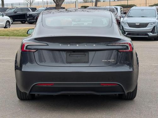 Black 2025 Tesla Model 3 Long Range