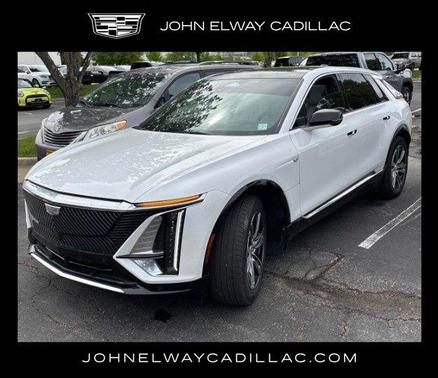Crystal White Tri-Coat 2024 Cadillac LYRIQ Luxury