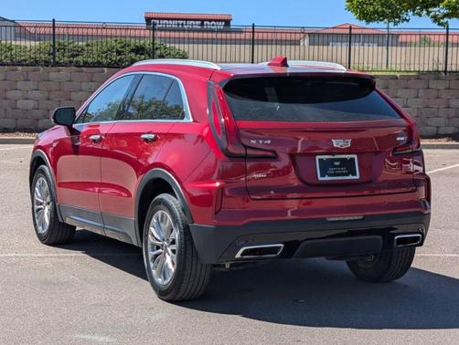 Radiant Red 2025 Cadillac XT4 Premium Luxury