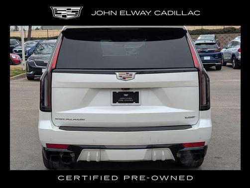 Crystal White Tri-Coat 2024 Cadillac Escalade ESV V-Series
