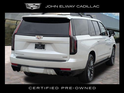 Crystal White Tri-Coat 2024 Cadillac Escalade ESV V-Series