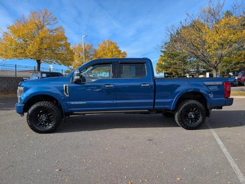 Blue Metallic 2022 Ford F-350 Platinum