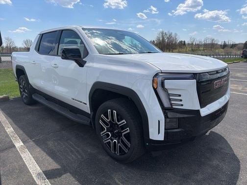 Summit White 2026 GMC Sierra EV Standard Range Elevation