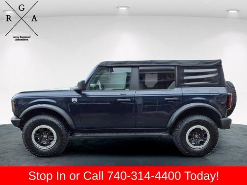 Antimatter Blue Metallic 2021 Ford Bronco Big Bend
