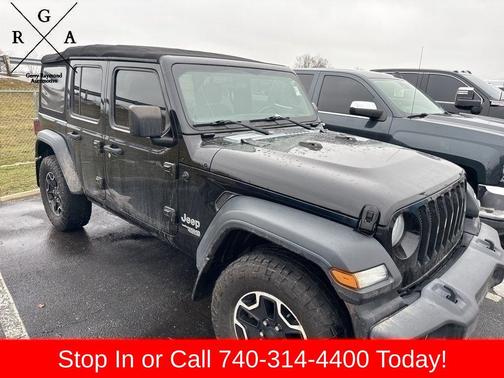 Black Clearcoat 2018 Jeep Wrangler Unlimited Sport
