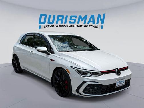 Opal White 2024 Volkswagen Golf GTI 2.0T S DSG
