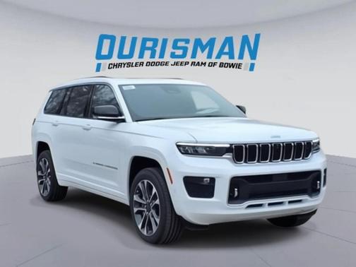 Bright White Clearcoat 2025 Jeep Grand Cherokee L Overland