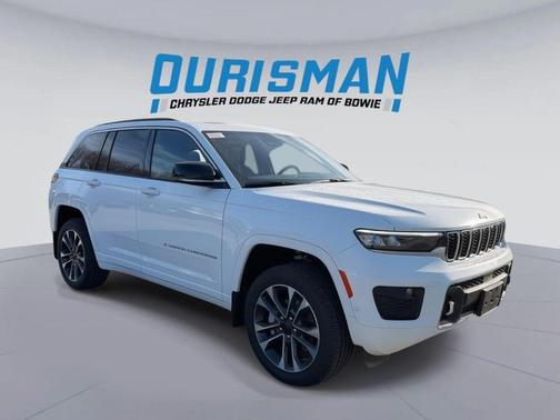 Bright White Clearcoat 2025 Jeep Grand Cherokee Overland
