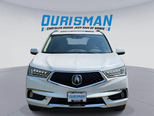 Platinum White Pearl 2020 Acura MDX Sport Hybrid Advance Package