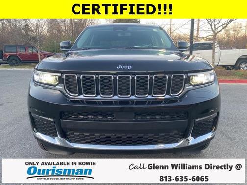 Diamond Black Crystal Pearlcoat 2021 Jeep Grand Cherokee L Limited