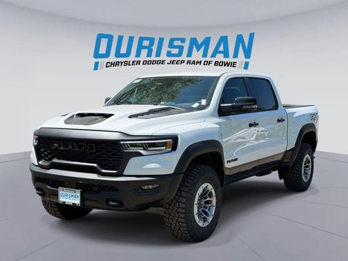Bright White Clearcoat 2026 RAM 1500 RHO Crew Cab 4x4 5'7' Box