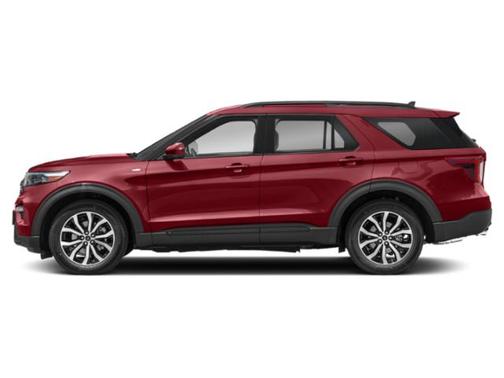 Rapid Red Metallic Tinted Clearcoat 2022 Ford Explorer ST-Line