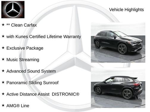 Midnight Black 2025 Mercedes-Benz GLA 250 Base 4MATIC