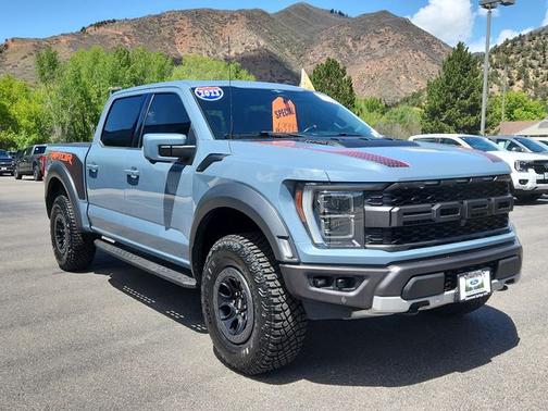 AZURE GRAY METALLIC TRICOAT 2023 Ford F-150 RAPTOR