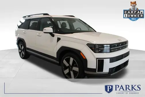 White 2025 Hyundai SANTA FE HEV Limited