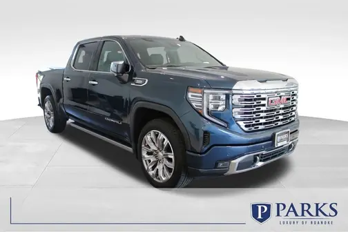 Blue 2022 GMC Sierra 1500 Denali