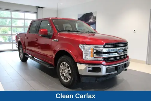 Red 2018 Ford F-150 Lariat