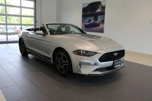 Silver 2019 Ford Mustang EcoBoost Premium