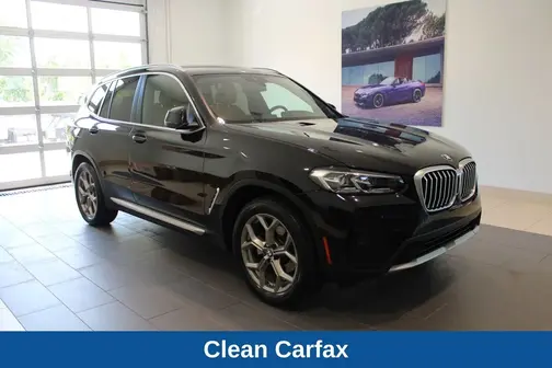 Black 2022 BMW X3 xDrive30i