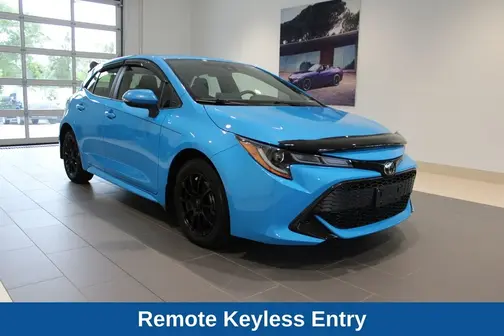 Blue 2022 Toyota Corolla Hatchback SE