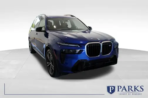 Blue 2025 BMW X7 M60i