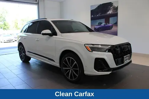 White 2025 Audi Q7 45 Premium Plus