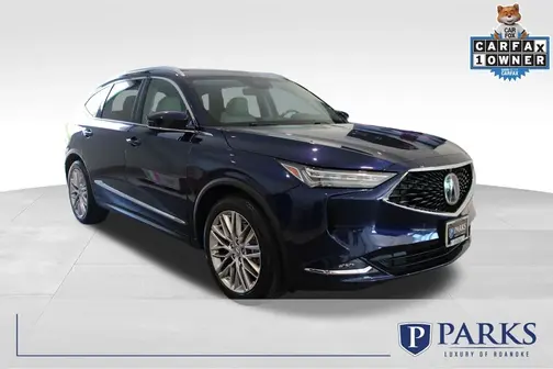 Blue 2023 Acura MDX Advance