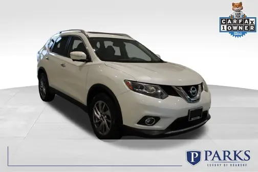 White 2015 Nissan Rogue SL