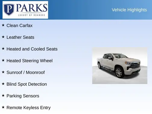 Beige 2024 Chevrolet Silverado 1500 High Country