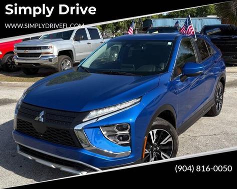 Lightning Blue Metallic 2023 Mitsubishi Eclipse Cross SE