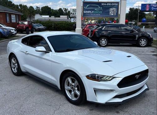 Oxford White 2019 Ford Mustang EcoBoost