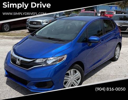 Aegean Blue Metallic 2019 Honda Fit LX