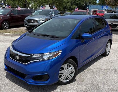 Aegean Blue Metallic 2019 Honda Fit LX