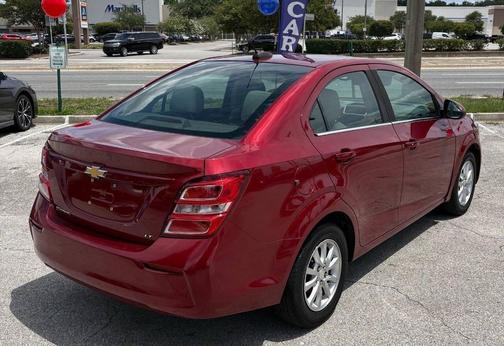 Cajun Red Tintcoat 2019 Chevrolet Sonic LT