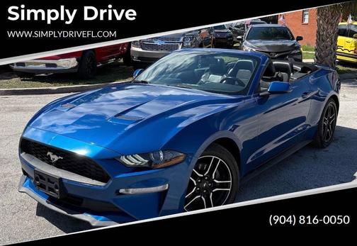Kona Blue 2018 Ford Mustang EcoBoost Premium