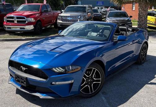 Kona Blue 2018 Ford Mustang EcoBoost Premium