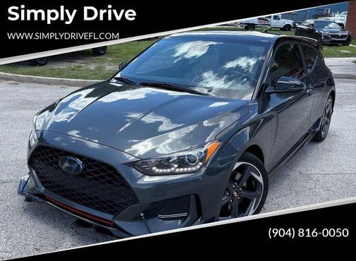 Thunder Gray/Black 2020 Hyundai Veloster Base