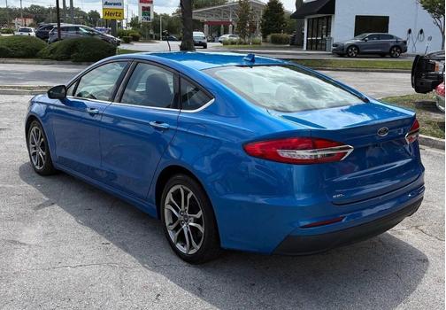 Blue 2020 Ford Fusion SEL